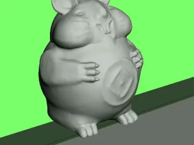 mouse god of fortune 3D model