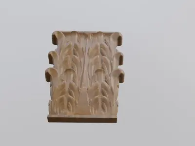 Pillar Decor For Wood Carving 3D print model