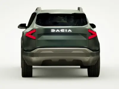 2024 DaciaRenault Bigster Low-poly 3D model