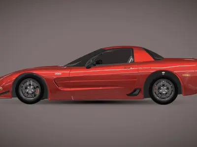 Chevrolet Corvette C5 - 1997-2004 3D model