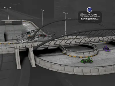 SmartCARS AI Karting Simulations 3 3D model