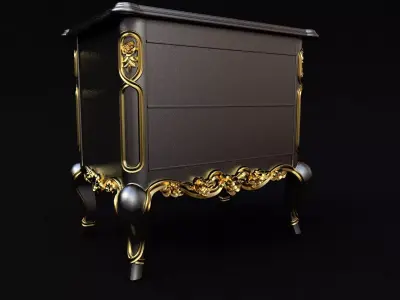 bedside table for bedroom 3D model
