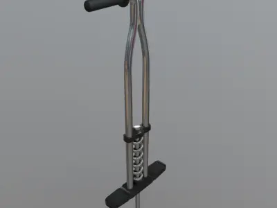 Pogo Stick Low-poly 3D model