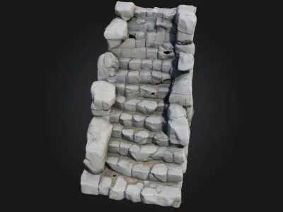 tone Stairway Ascension  Path to the Ancient Heights Free 3D model