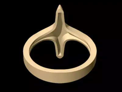 Star Ring 3D print model