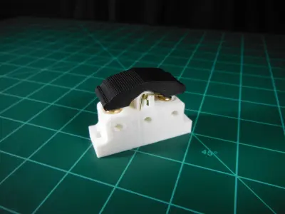 SPDT Momentary Screw Switch  3D print model