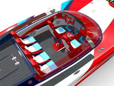  Powerboat  MARTINI  3D model