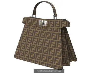 Fendi Peekaboo Bag 3D Model Pack