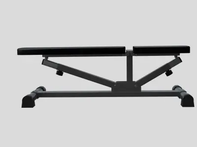 Training Bench Free low-poly 3D model