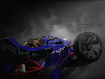 CONCEPT TRIKE BIKE Low-poly 3D model