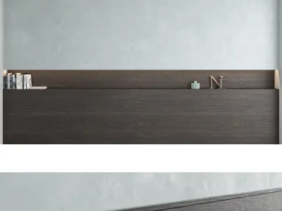 Decorative wall panel set 50 3D model