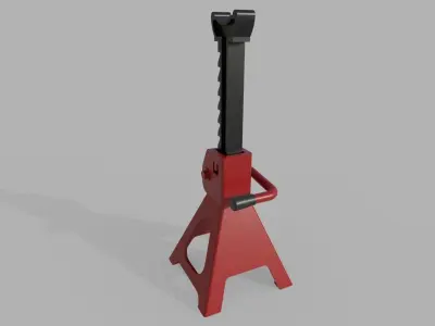 Jack Stand M1 Low-poly 3D model