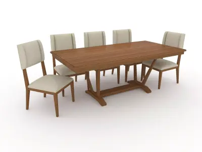Dining Set 5 3D model
