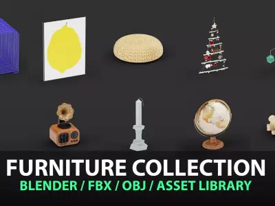 Decor Model Collection 368 3D model