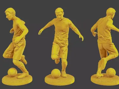Soccer Player SP 005 3D print model