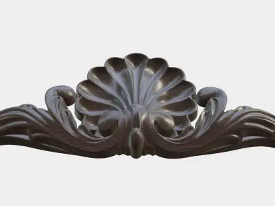 Frame Decor For Wood Carving 3D print model