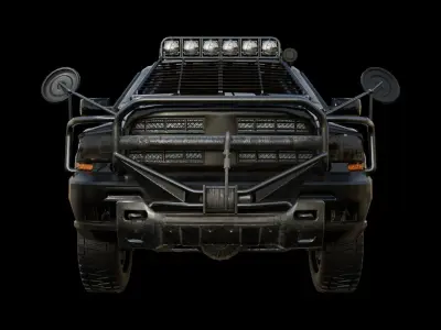 HeavyDuty PickUp 3D model