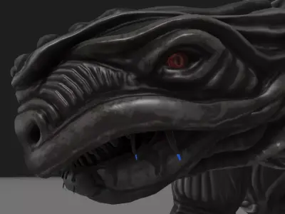 Alien Animal 3D Model Low-poly 3D model