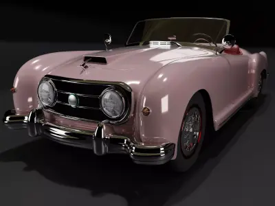 Nash-Healey car 3D model