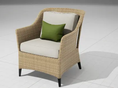 Dedon Summerland Chair UE4 3D model