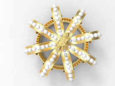 Ornate Royal Crown 3D Model 3D print model