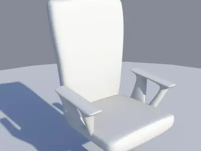 Office Chair Low-poly 3D model