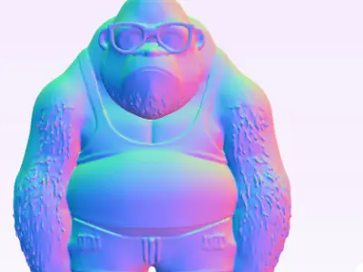 Lazy Kong The Chill Gorilla 3D model