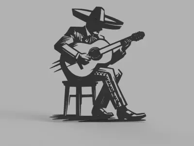 Musical Theme Wall Decor Collection 3D print model