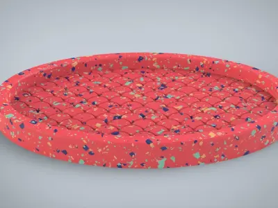 Terrazzo for silicone mold 3D print model