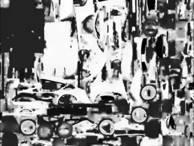 Christmas Sports Car 3D Model Festive Race Vehicle Low-poly 3D model