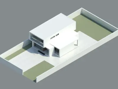 Paulo Rolo House - Revit 3D 3D model