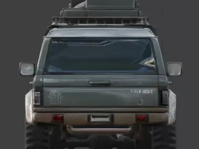 Wasteland Vehicle Collection 3D Model Low-poly 3D model