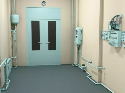 Heating System Pipeline M1 3D model