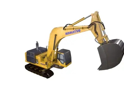 Vehicle Excavator Big PC750 3D model