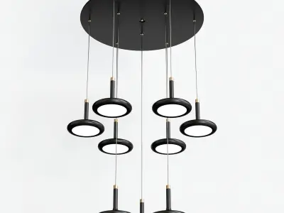 Yeanling led pendant light 3D model