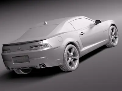 Chevrolet Camaro ZL1 - 2012 3D model