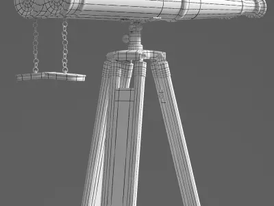 Hampton Nautical Binoculars 3D model