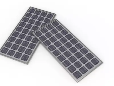 Solar Plate 3D model