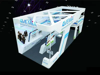 Exhibition - Area - 15X6-3DMAX2012-04 3D model