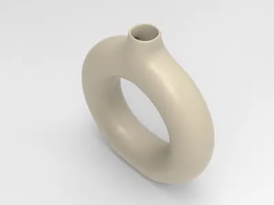 Thorus Vase Low-poly 3D model