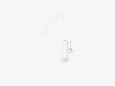 Sink Mixer - Luxury - Two Low-poly 3D model