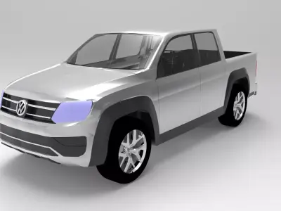amarok volkswagen v6 3D model