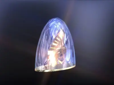 Animal Dragon Head  Low-poly 3D model