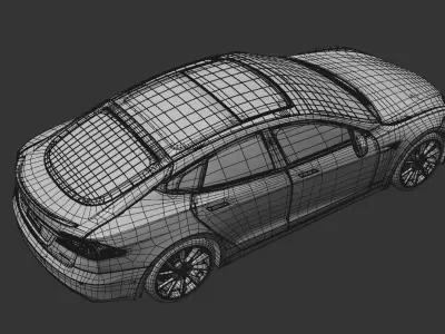 Model S 2020 3D model