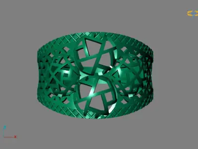 Fancy Womens Rings Plain Rings Ready STL 3DM Models Rings 3D print model 46