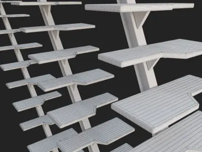 Stairs Yacht 3D model