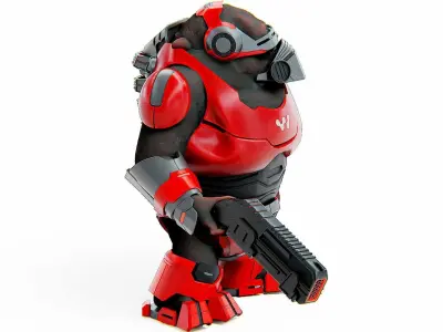 ALIEN TROOPER X-5 Rigged for Unreal Engine - Unity - MIXAMO 3D model