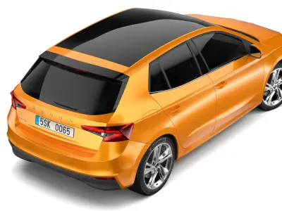 Skoda Fabia 2022 3D model