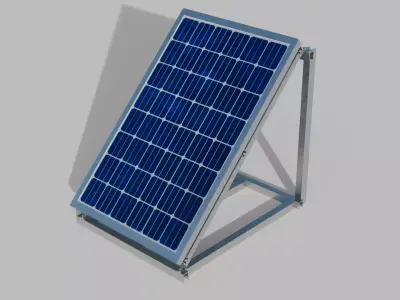 Solar Panel  Low-poly 3D model