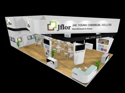 Booth - Area - 15X8-3DMAX2009-03 3D model